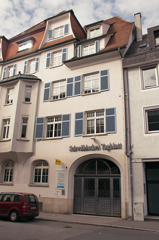 Schwäbisches Tagblatt, Haupteingang